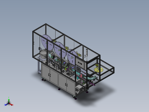 已生产的插针机sw17可编辑正等轴测缩略图
