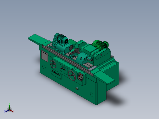 万能外圆磨床正等轴测缩略图