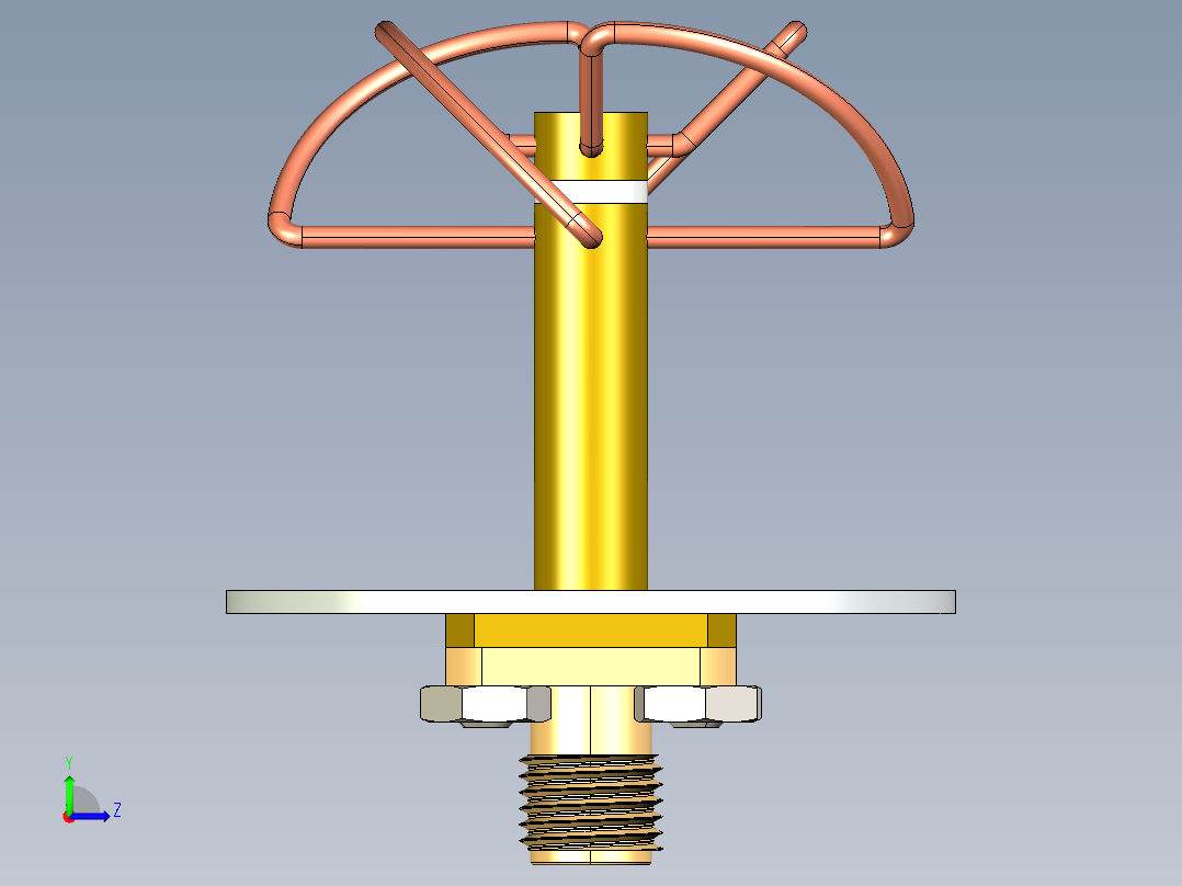 SMA接口17左视图