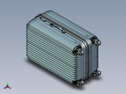 行李箱正等轴测缩略图