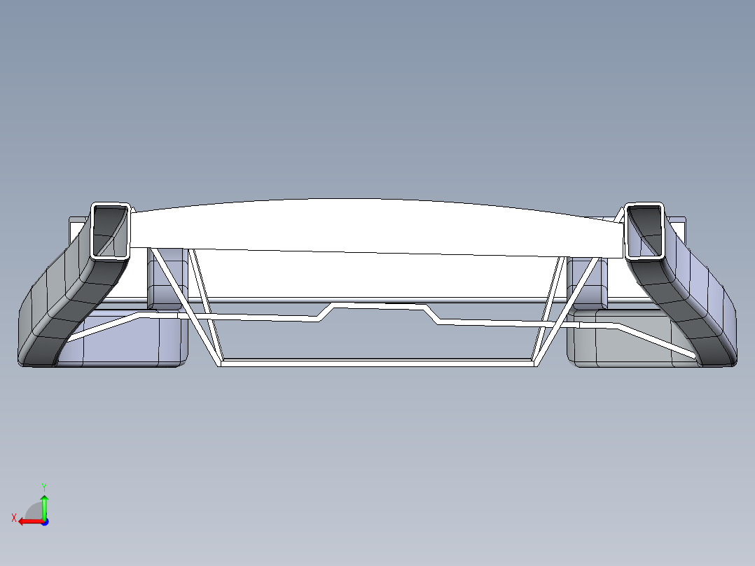 车底盘 (1)后视图