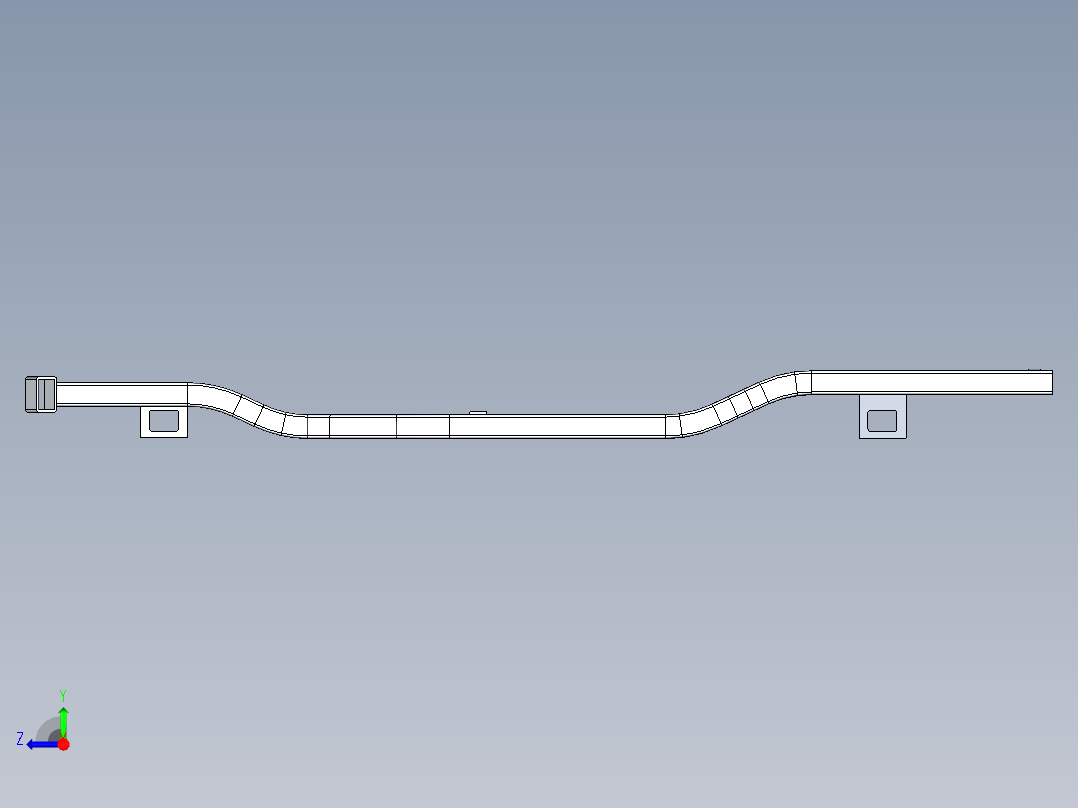 车底盘 (1)右视图