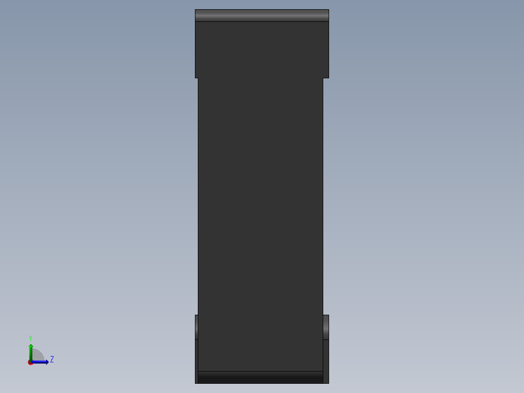 颗粒传感器左视图