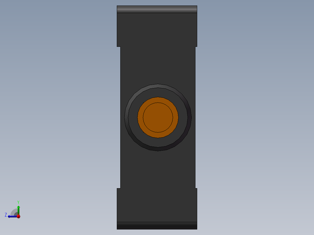 颗粒传感器右视图