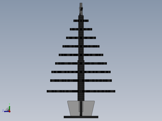 激光下料拼图圣诞树SOLIDWORKS 2017和x_t格式右视缩略图