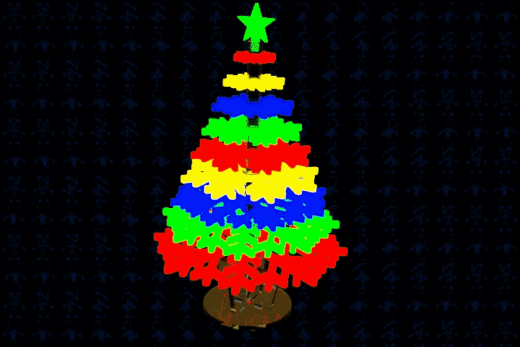 激光下料拼图圣诞树SOLIDWORKS 2017和x_t格式缩略图