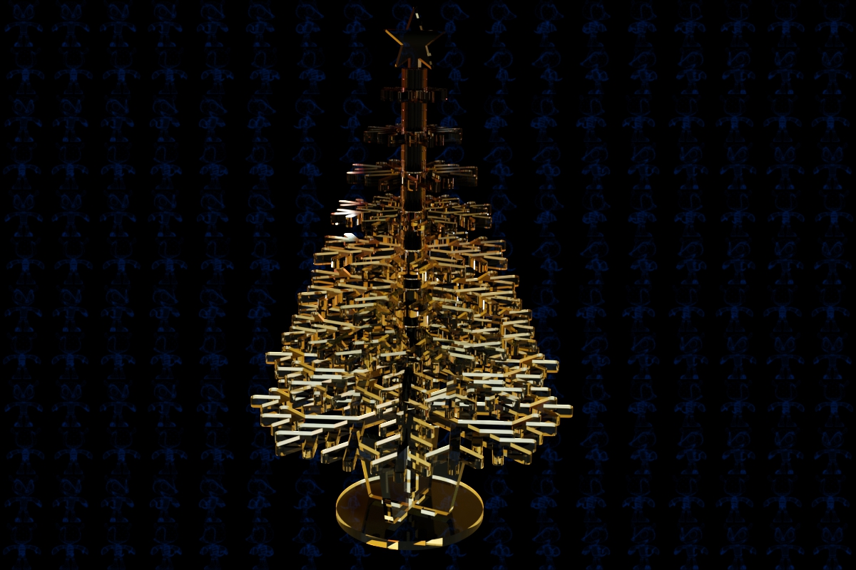 激光下料拼图圣诞树SOLIDWORKS 2017和x_t格式