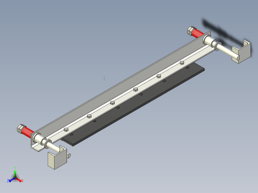 TD75型带式输送机弹簧清扫器 TD3E