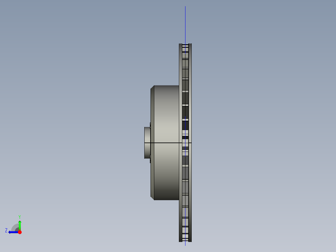 制动器 (29)右视图