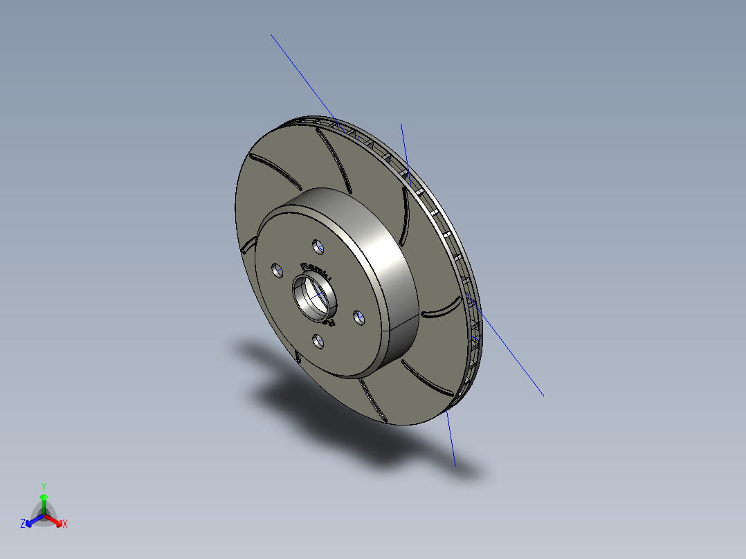 制动器 (29)正等轴测图