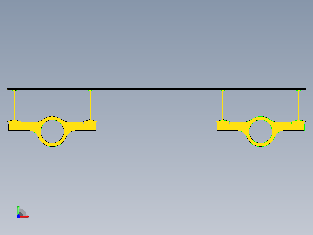 6T电动平车从动轮组设计【含三维UG和仿真+CAD图文档】前视图