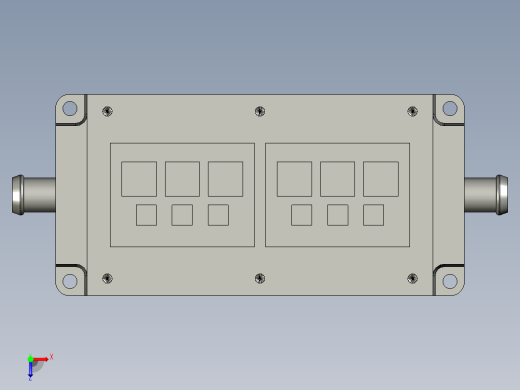 IGBT热仿真模型俯视缩略图