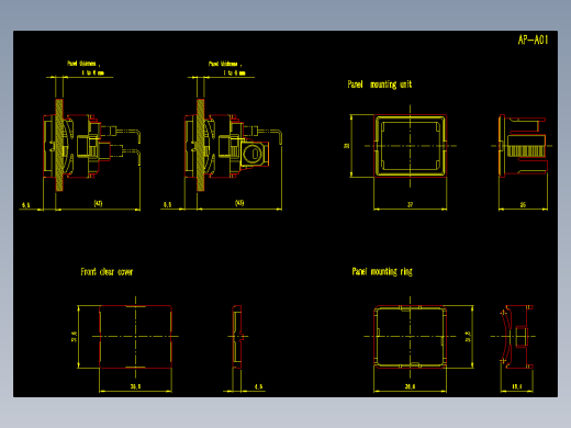 基恩士ap_c30_cad_kc图纸模型