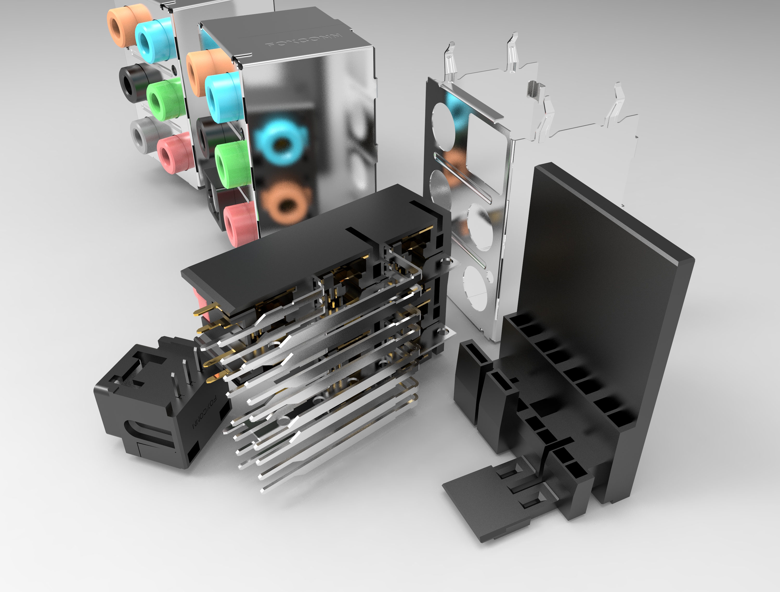 重建音频插孔-POF+音频连接器