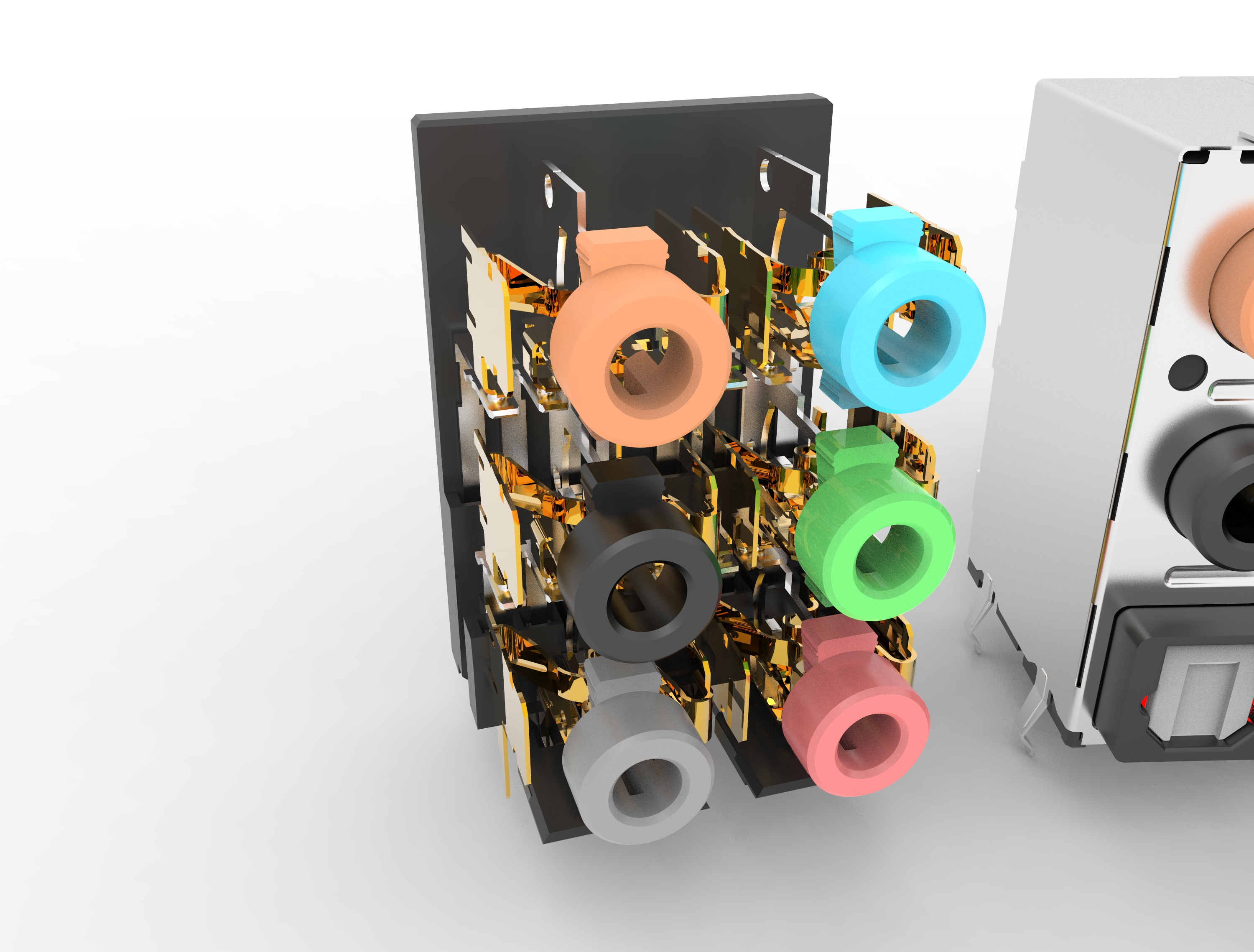 重建音频插孔-POF+音频连接器