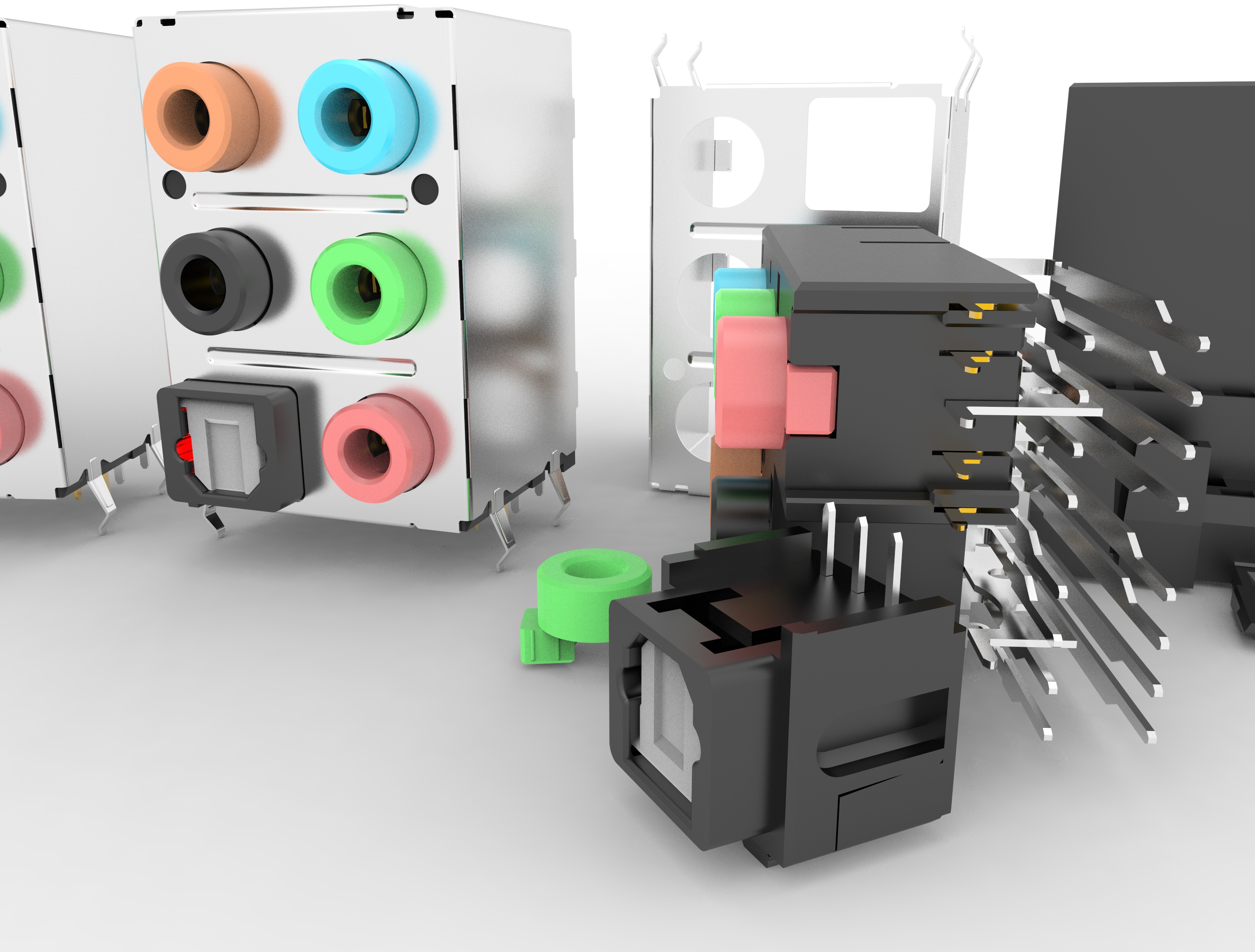 重建音频插孔-POF+音频连接器