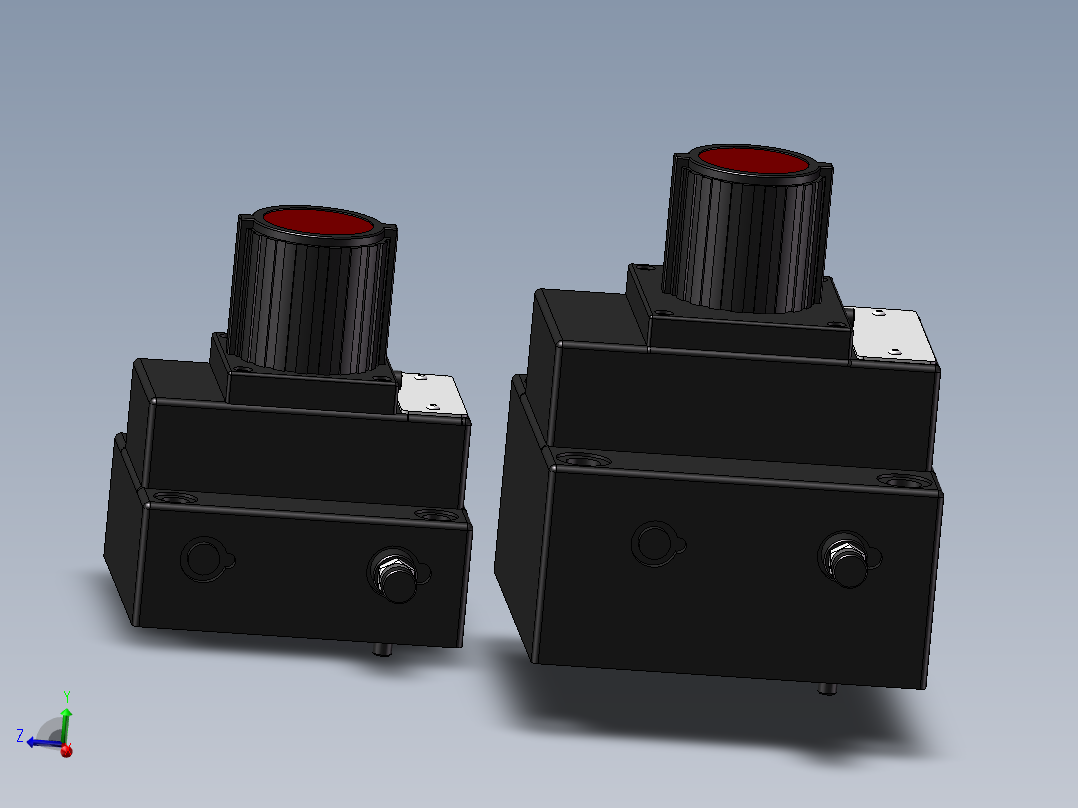 流量控制阀(调速阀、单向调速阀02，03) 共2种型号446427主视图