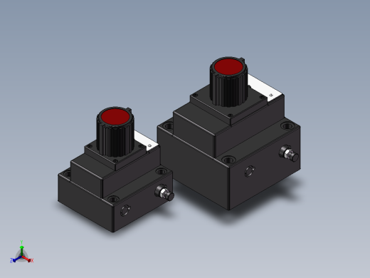流量控制阀(调速阀、单向调速阀02，03) 共2种型号446427正等轴测缩略图