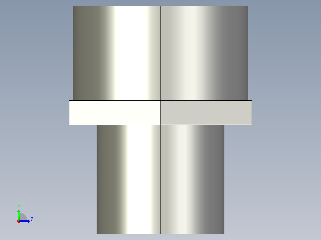 船舶管路系统SeaCor_PVC-SS_SPIGxFPT_37J178010_1in左视图