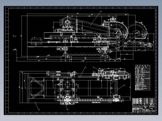 JS043-1800移动式型钢冷锯机设计
