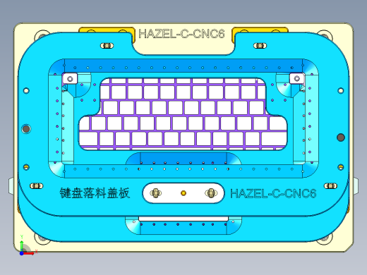 HAZEL-C-笔记本CNC工装夹具三维模型CNC6-0514前视缩略图