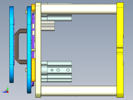 HAZEL-C-笔记本CNC工装夹具三维模型CNC6-0514右视缩略图