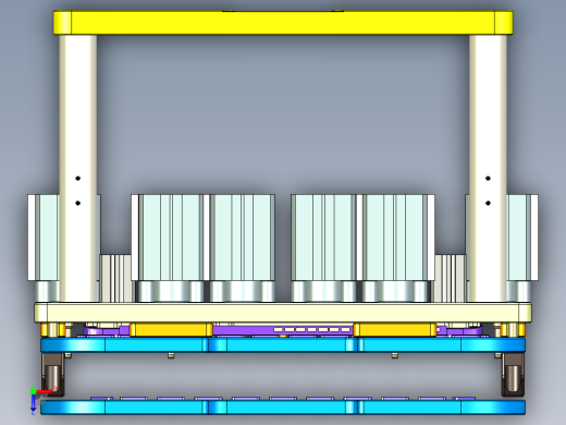HAZEL-C-笔记本CNC工装夹具三维模型CNC6-0514俯视缩略图
