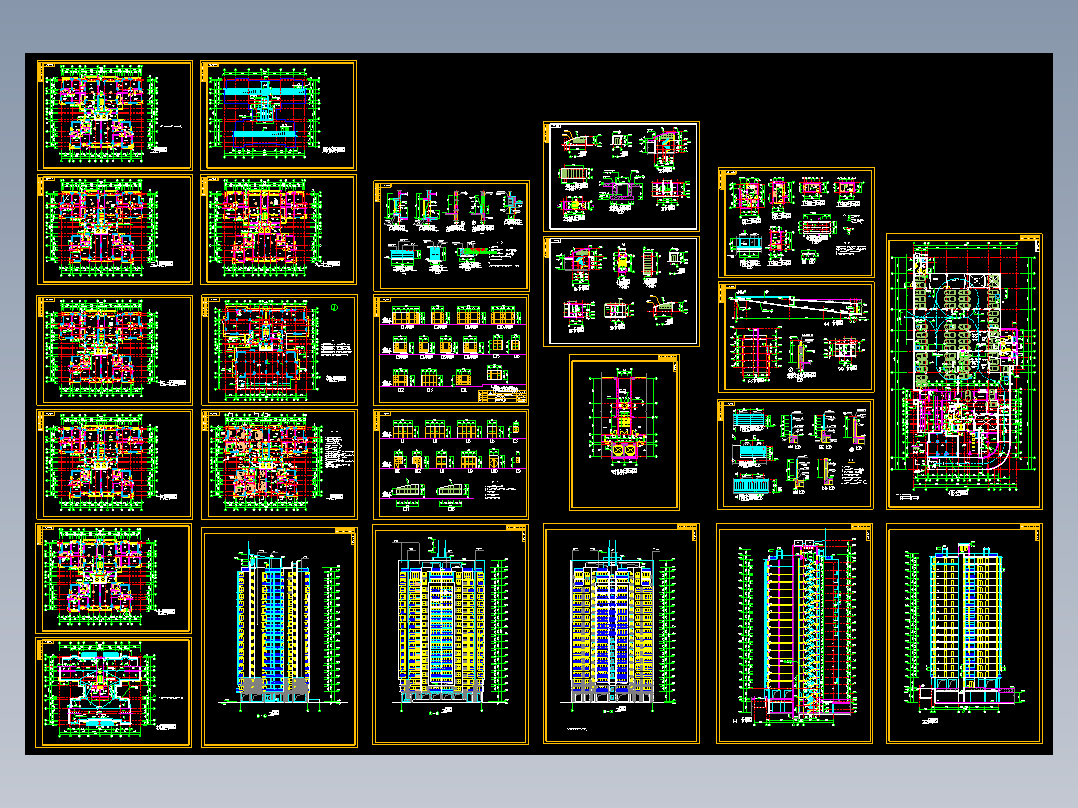 某小区12号住宅楼全套施工图