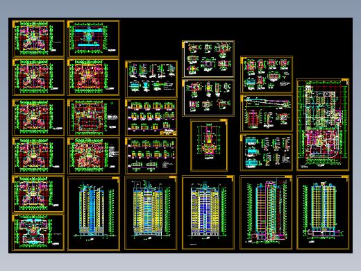 某小区12号住宅楼全套施工图