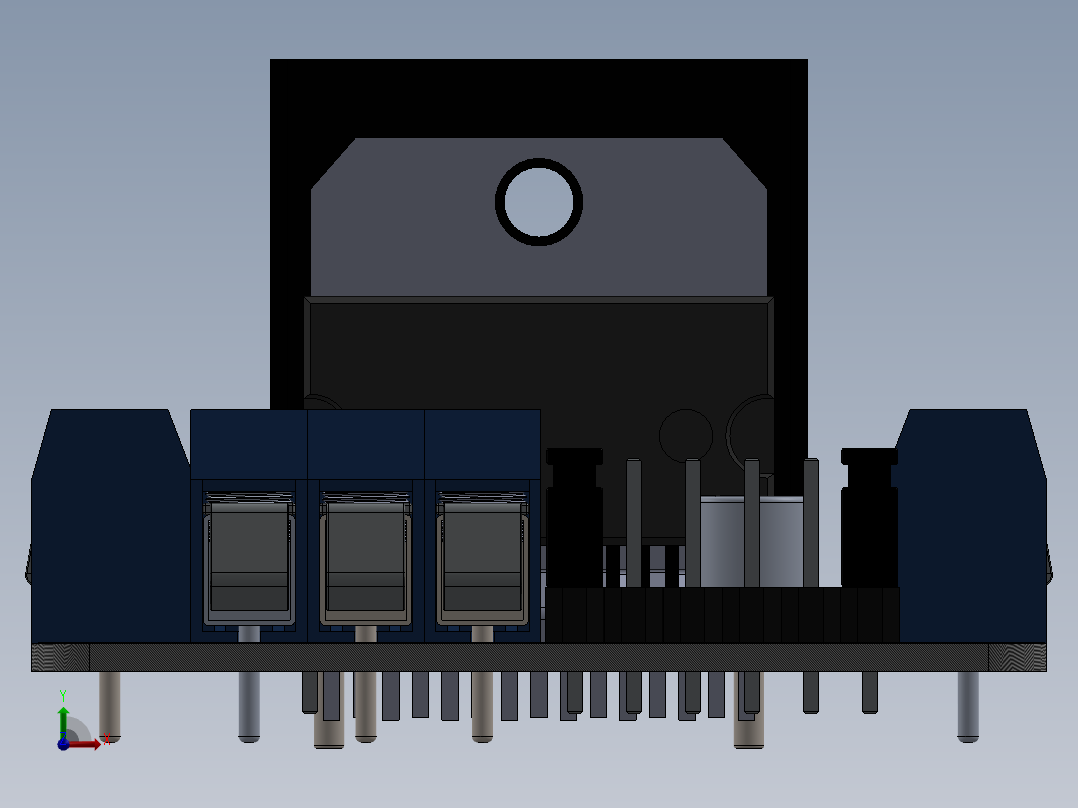 步进驱动器前视图