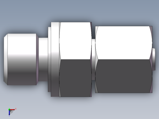 直通管螺纹组合接头、2DC-04-14WD俯视缩略图