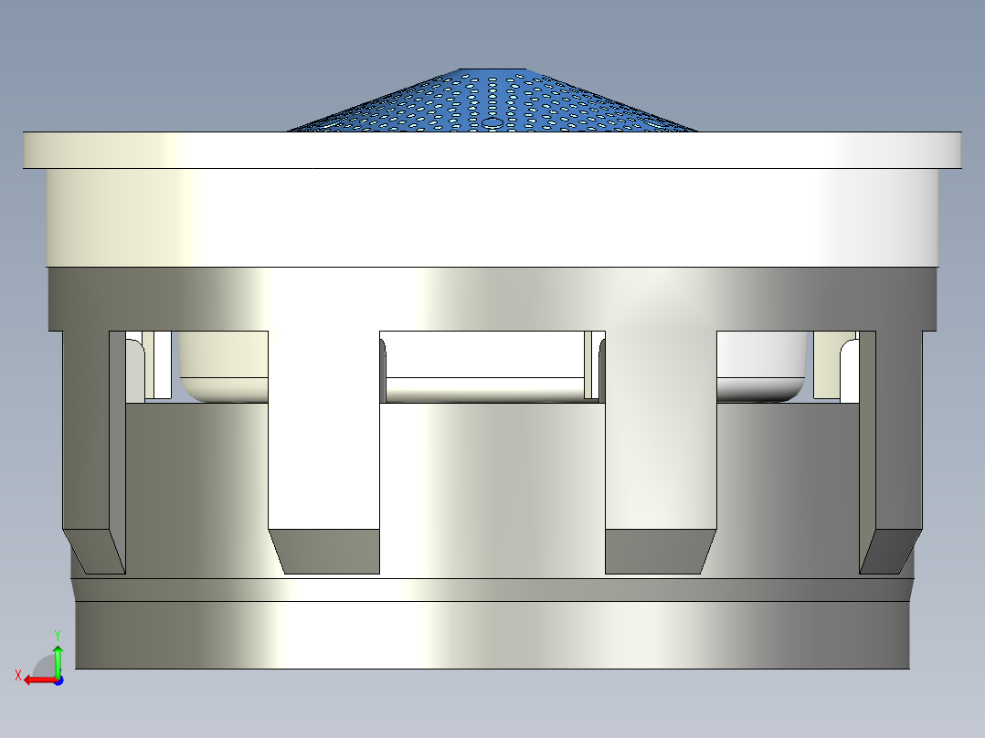 常用起泡器后视图