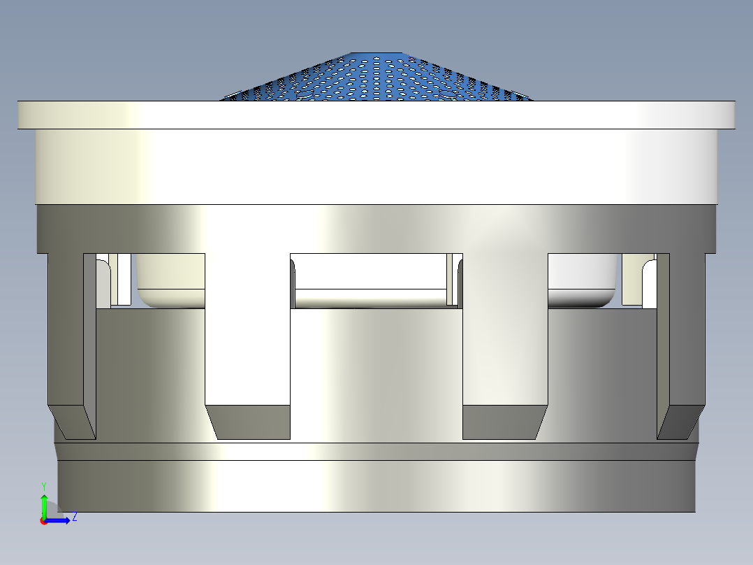 常用起泡器左视图