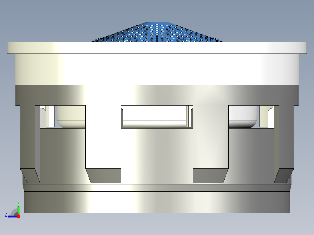 常用起泡器右视图