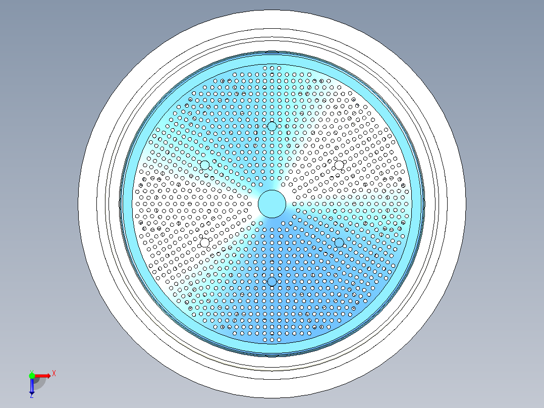 常用起泡器俯视图