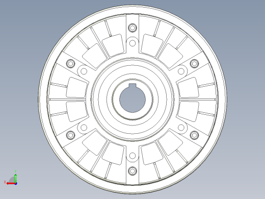 FLK50磁粉离合器后视缩略图