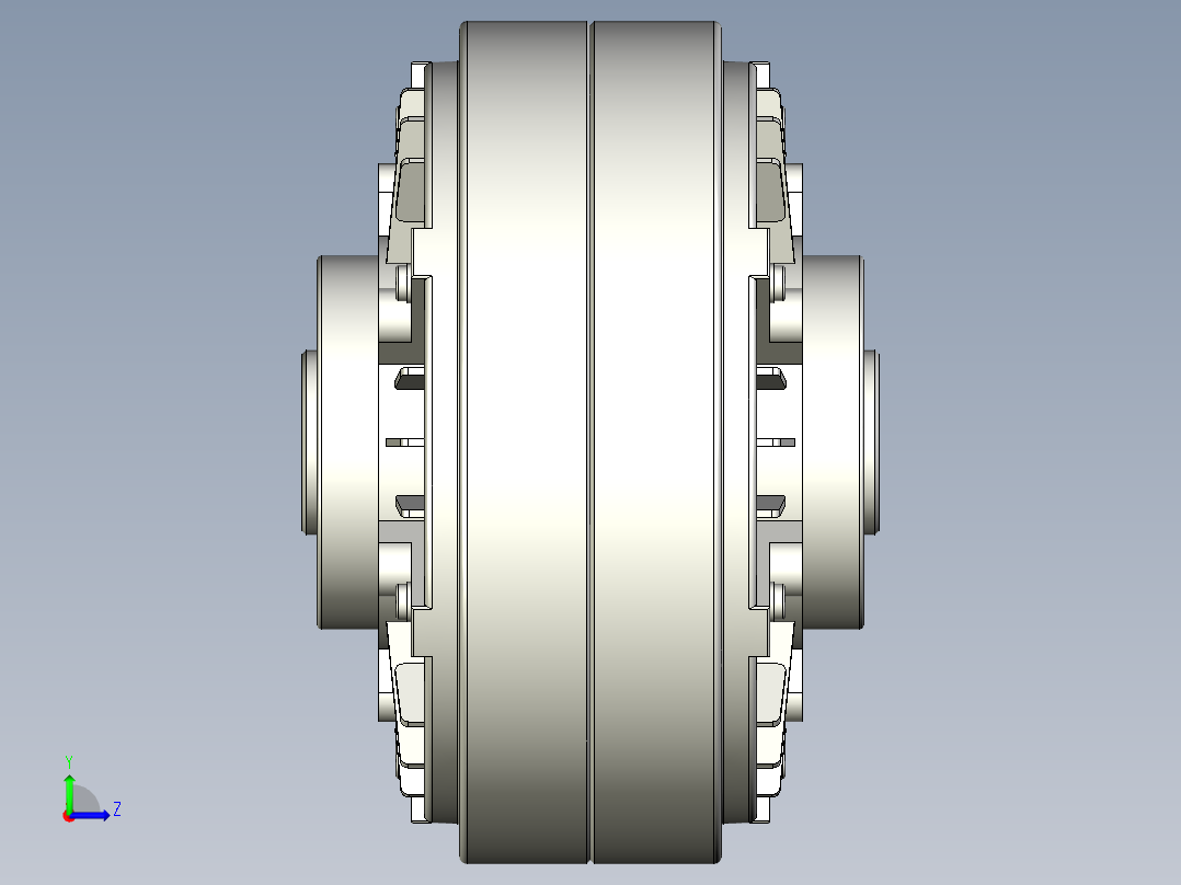 FLK50磁粉离合器左视图