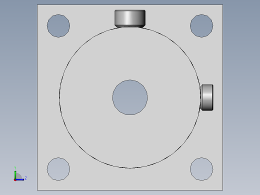 液压缸管左视缩略图