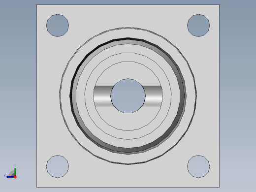 液压缸管右视缩略图