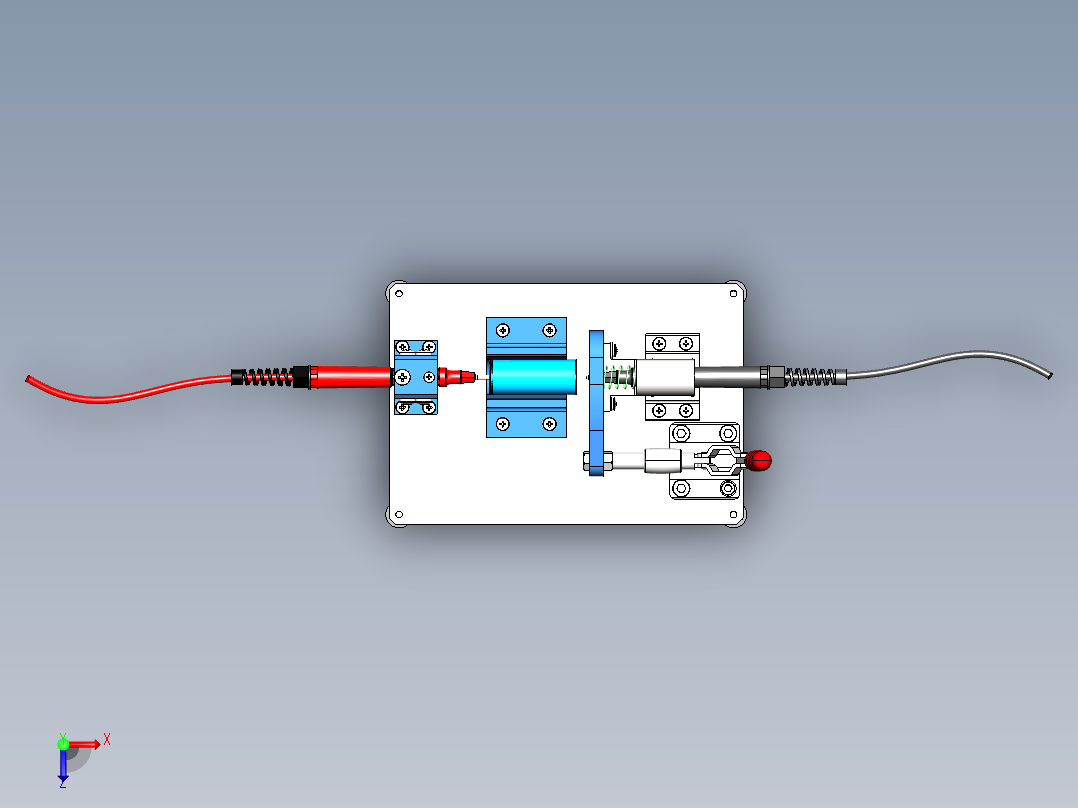 锂离子手动红外测试仪俯视图