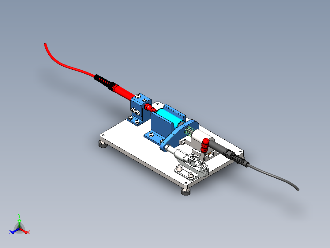 锂离子手动红外测试仪正等轴测图