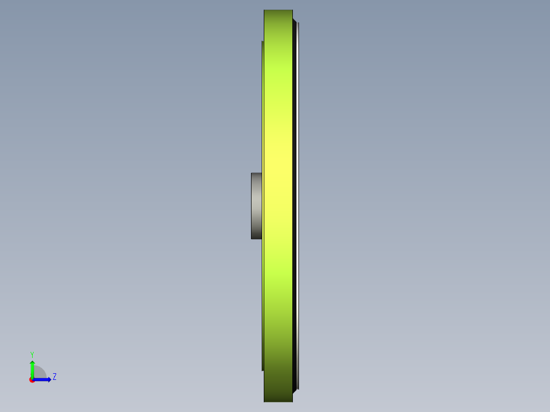 回转驱动左视图