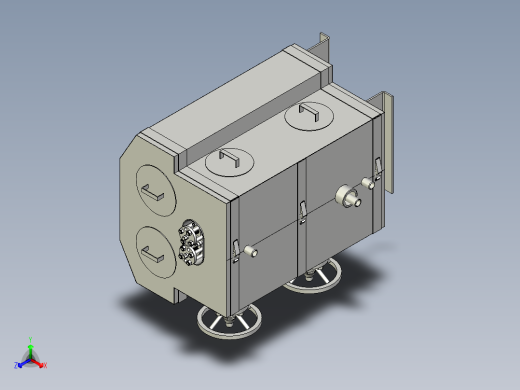 烛芯式熔体溶液过滤器正等轴测缩略图