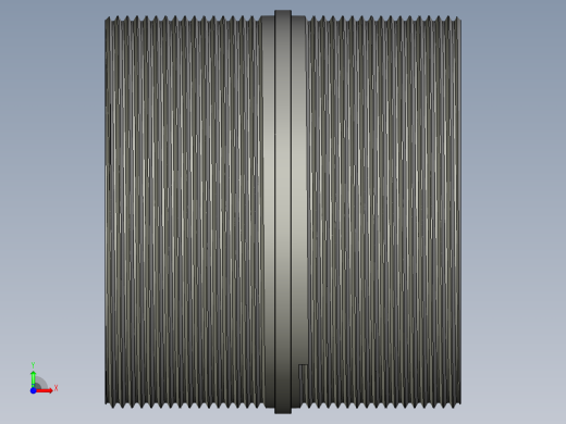 螺纹管对丝-圆边等径 DN80前视缩略图