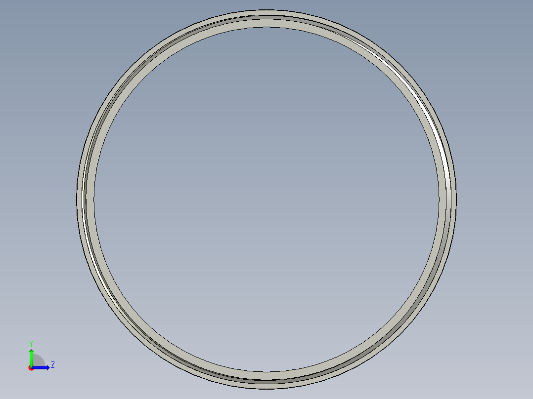 螺纹管对丝-圆边等径 DN80左视图