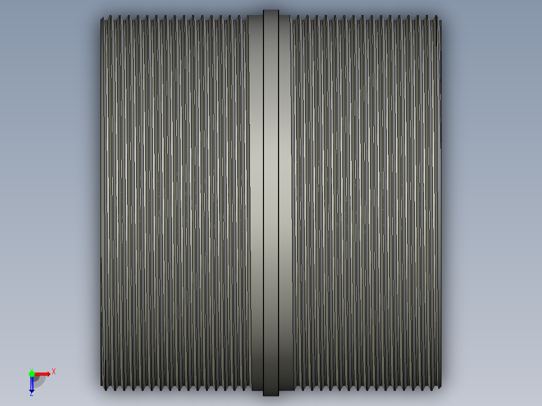 螺纹管对丝-圆边等径 DN80俯视图