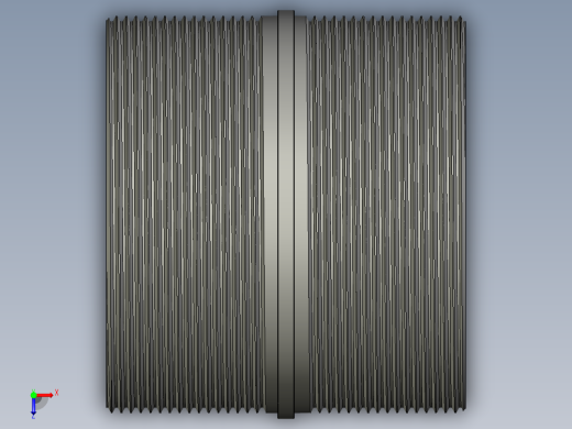 螺纹管对丝-圆边等径 DN80俯视缩略图