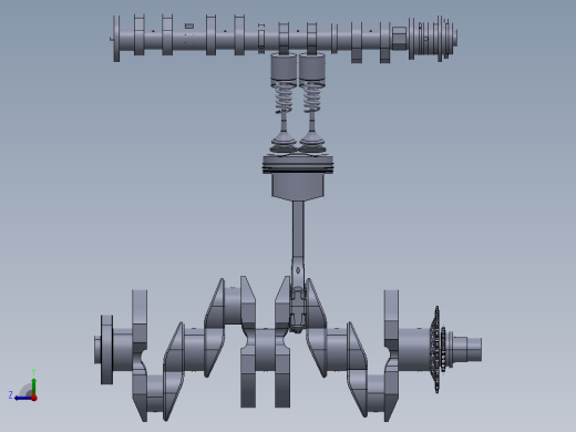 双顶置凸轮轴气门机构