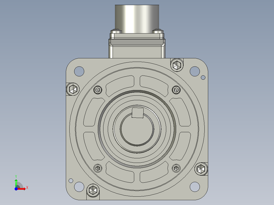 汇川伺服电机MS1H2-15C30CB-T331Z前视图