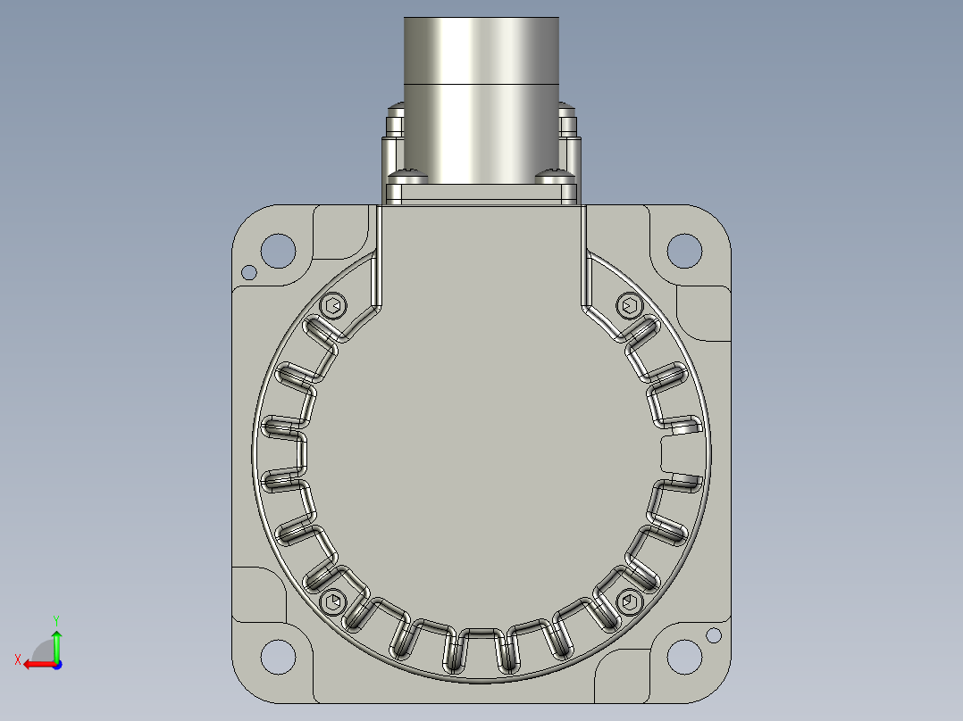 汇川伺服电机MS1H2-15C30CB-T331Z后视图